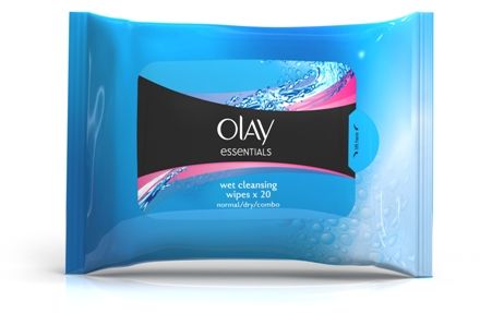 Olay ESSENTIALS Wet Cleansing Wipes 20x