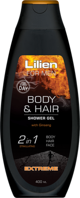 Lilien Sprchový šampon pro muže Extreme 400 ml