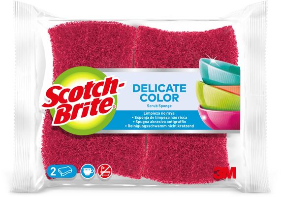3M Scotch-Brite® Delicate neškrábající houbičky čištění choulostivých povrchů 2 ks