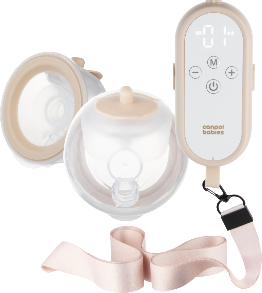 Canpol babies Dvojitá odsávačka mateřského mléka do podprsenky MilkShell