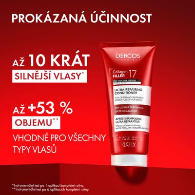 Vichy Collagen 17 Filler ultra-regenerační kondicionér s kyselinou citronovou a pro-kolagenovými peptidy 200 ml