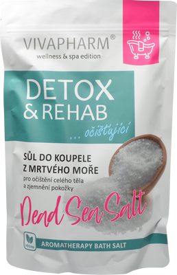 VivaPharm Sůl do koupele Detox and rehab 1000 g