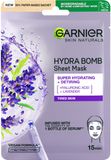Garnier Skin Naturals Hydratační textilní maska proti projevům únavy s výtažkem z levandule 28 g