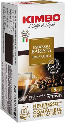 Kimbo Kapsle Nespresso, Espresso Barista 10 ks