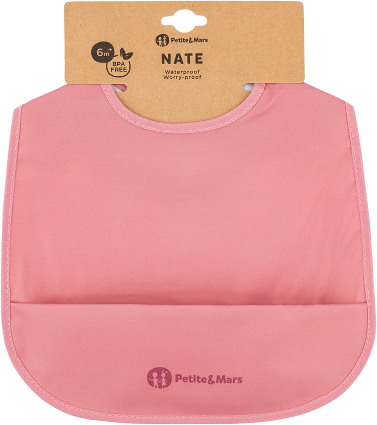 Petite&Mars Bryndák PU Nate Dusty Rose 6m+