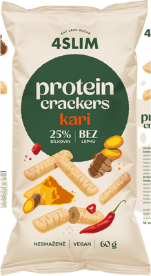 4Slim Protein crackers kari 60 g