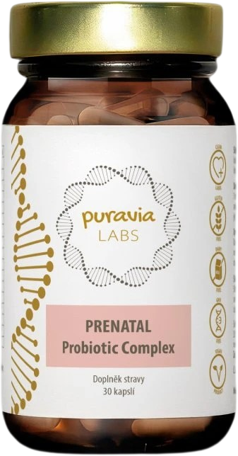 Puravia LABS Prenatal Probiotika 30 kapslí