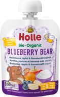 Holle Blueberry Bear - bio dětské ovocné pyré s jogurtem 85 g