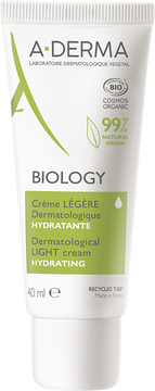 A-Derma BIOLOGY Dermatologický lehký krém hydratační 40 ml