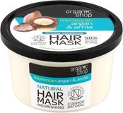 Organic Shop Výživná maska ​​na vlasy Marocký arganový olej a amla 250 ml
