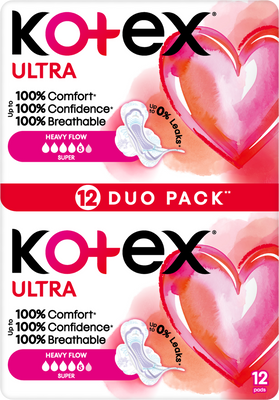 Kotex® Ultra Super double 12 ks
