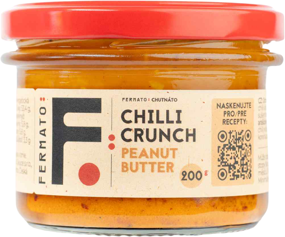 Fermato Chilli crunch - Peanut butter 1 x 200 g