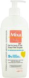 Mixa Baby Extra vyživující mycí gel na tělo a vlásky 250 ml