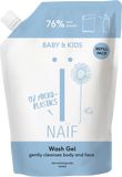 NAÏF Čisticí a mycí gel pro děti a miminka - náhradní náplň 500 ml