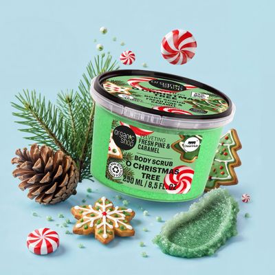 Organic Shop Tělový peeling Vánoční stromeček 250 ml