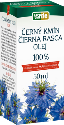 Virde Černý kmín 100% olej 50 ml