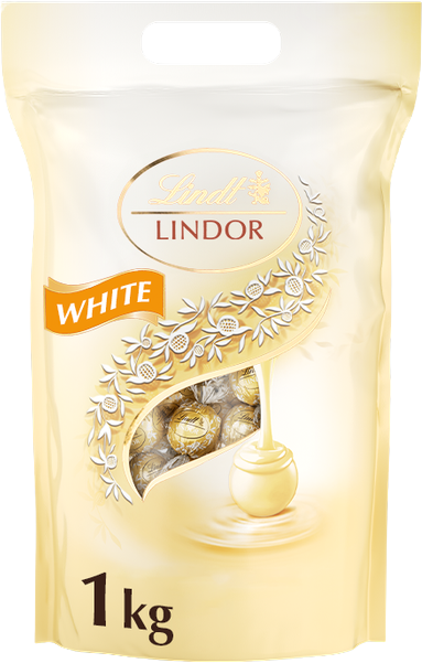 Lindt Lindor pralinky bílá čokoláda 1000 g