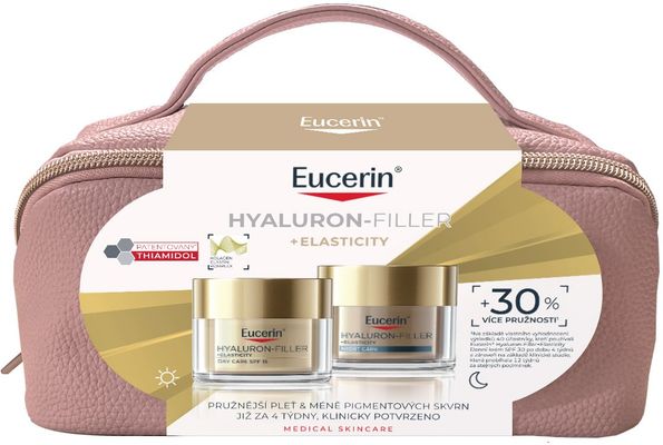 Eucerin Hyaluron Filler+Elasticity vánoční balení 2 x 50 ml