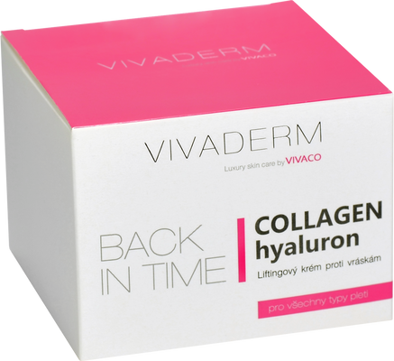 Vivaco Vivaderm Collagen hyaluron liftingový krém 50 ml