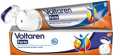 Voltaren Forte 20 mg/g gel proti bolesti 180 g