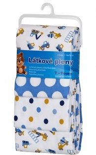 T-Tomi Látkové pleny diggers/bagry 4 ks