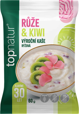 Topnatur Výroční kaše Růže & kiwi 60 g
