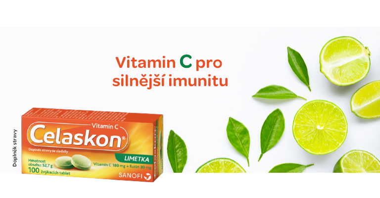 vitamin c, celaskon, rutin, podpora imunity, vitamin c při chřipce