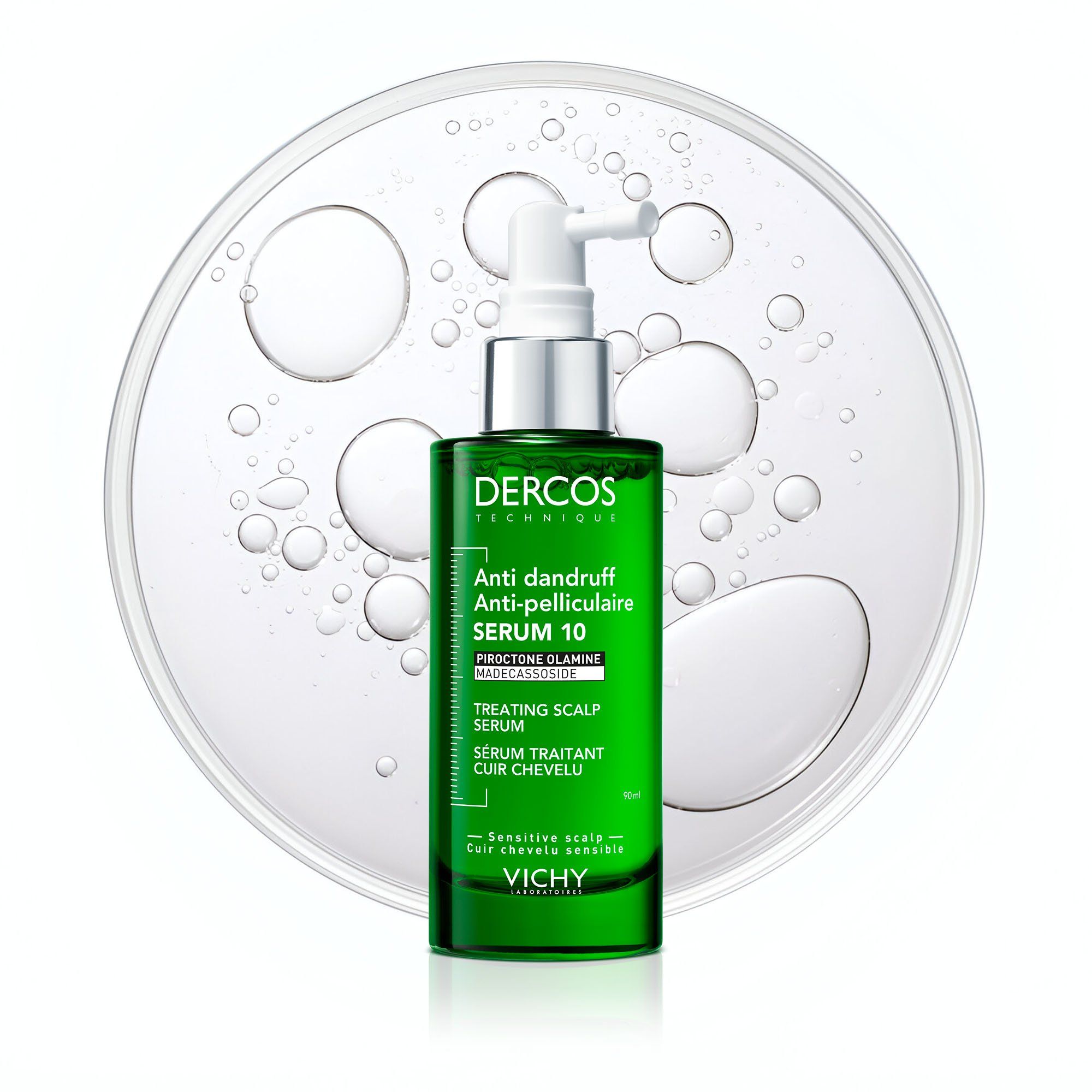 Vichy Dercos serum 10 Ošetřujíci sérum na pokožku hlavy proti lupům 90 ml
