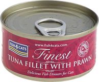 Fish4Cats Konzerva pro kočky Finest tuňák s krevetami 70 g