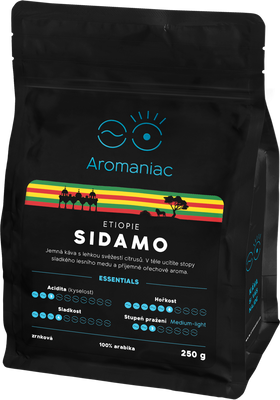 Aromaniac Etiopie Sidamo, zrnková 250 g