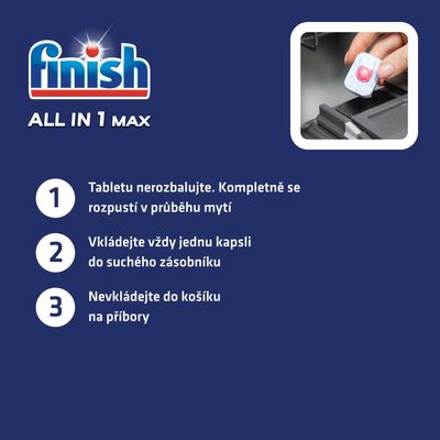 Finish All-in-1 Max Tablety do myčky 80 ks