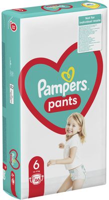 Pampers Active Baby Pants Kalhotkové plenky vel. 6, 14-19 kg, 132 ks