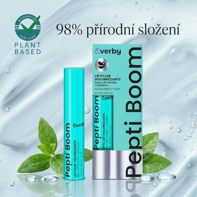 Erboristica Everby Pepti Boom Objemový olej na rty s filler efektem a peptidem Maxi-Lip® 8.5 ml