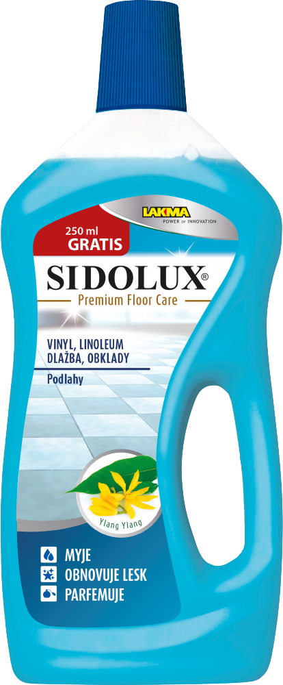 Sidolux Premium Floor Care Ylang Ylang čistič podlah vinyl, linoleum, dlažba, obklady 1 l