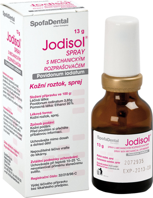 Jodisol Spray s mechanickým rozprašovačem 13 g