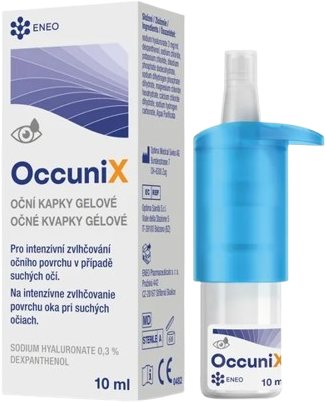Eneo OccuniX oční kapky gelové 0,3% HA 10 ml