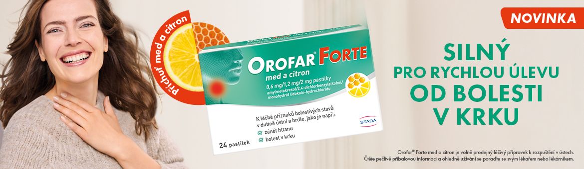 Orofar Forte med a citron 24 pastilek