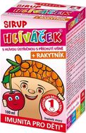 Terezia HLÍVÁČEK sirup s hlívou a rakytníkem s příchutí višně 100 ml