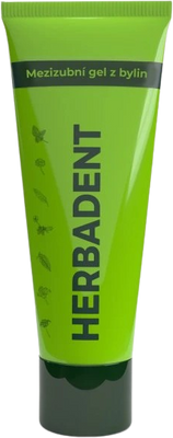 Herbadent Bylinný mezizubní gel na dásně 25 g