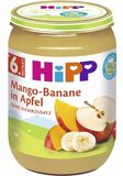 HiPP BIO Jablka s mangem a banány 190 g
