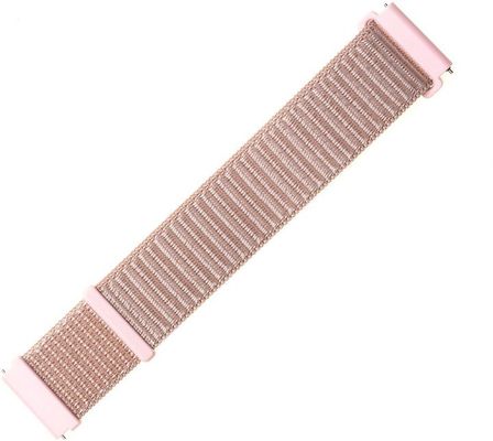 Fixed Nylonový řemínek Nylon Strap s šířkou 20mm pro smartwatch, růžově zlatý
