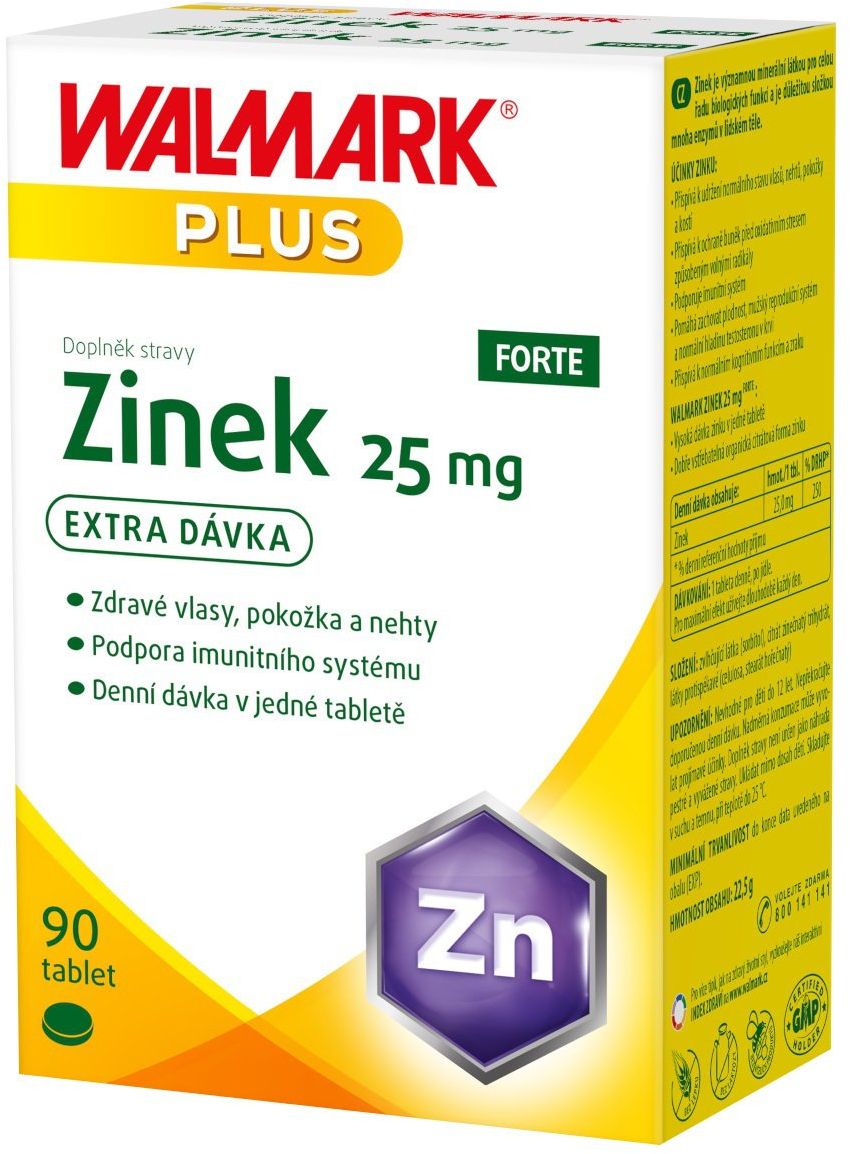 Walmark Cink Forte 25 mg 90 tabletta