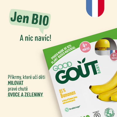 Good Goût BIO Banán 4 x 85 g