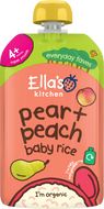 Ella's Kitchen BIO Dětská rýže, hruška a broskve 120 g