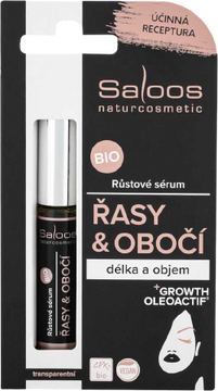 Saloos Bio sérum na řasy a obočí 7 ml