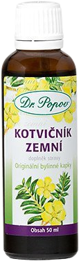 Dr.Popov Kapky bylinné Kotvičník zemní 50 ml