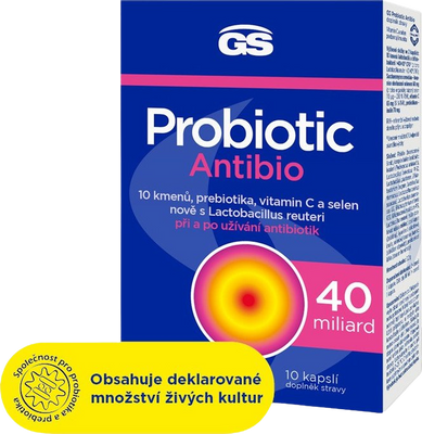 GS Probiotic Antibio 10 kapslí