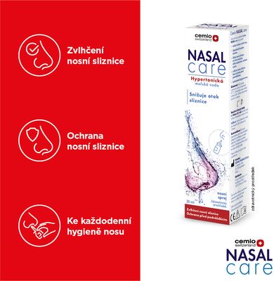 Cemio Nasal Care Hypertonická mořská voda 30 ml 30 ml
