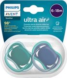 Philips Avent Šidítko Ultra air neutral 6-18m chlapec modrá 2 ks