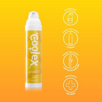 Dermacol Coolex lubrikační gel na vodní bázi - banán (airless) 100 ml